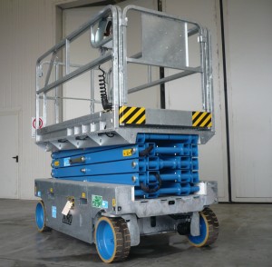 Zinc coated Airo X10 - scissor lifts available from AHS Ltd, Sussex