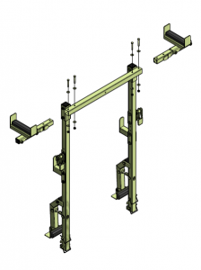 deckRailmulti comes as a pipe rack material handling attachment for mewps